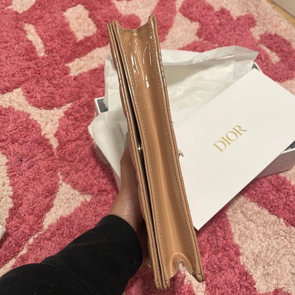 Authentic Lady Dior Calfskin Pouch in “Rose Des Vent” - Picture 9 of 9